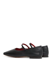 Women's Square Toe Mary Jane Flats