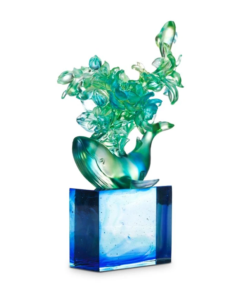 Crystal Flower Whale Journey of Kun