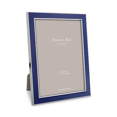 Royal Blue Enamel Picture Frame, 5" x 7"