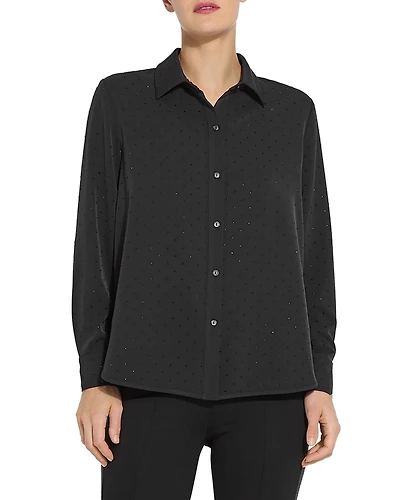 Lysse Plus Parker Crystal Embellished Shirt