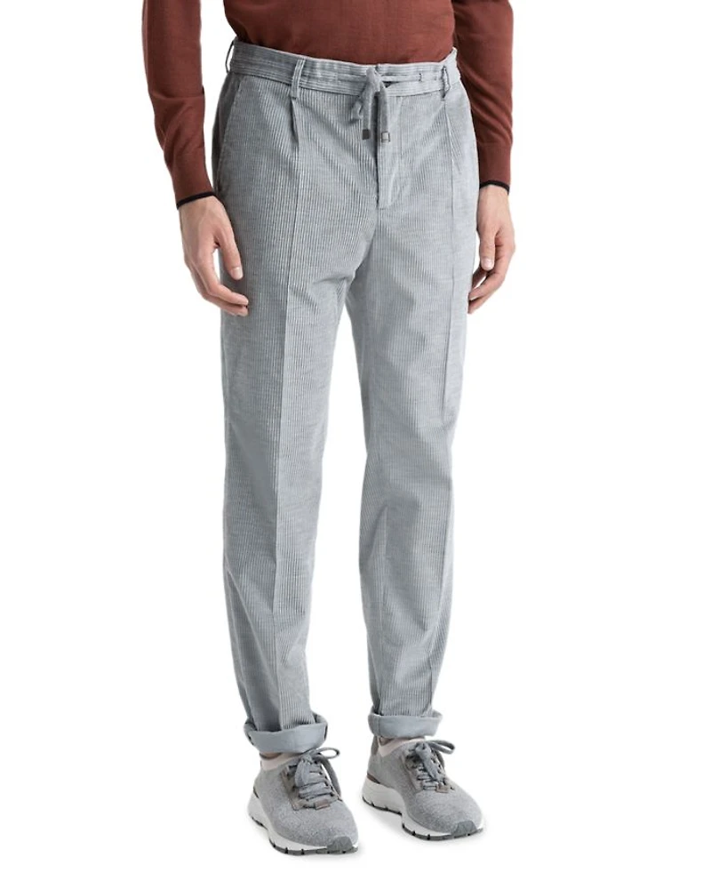 Cotton Jogger Dress Pants