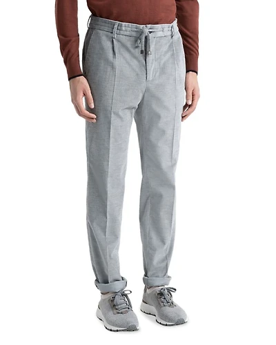 Cotton Jogger Dress Pants