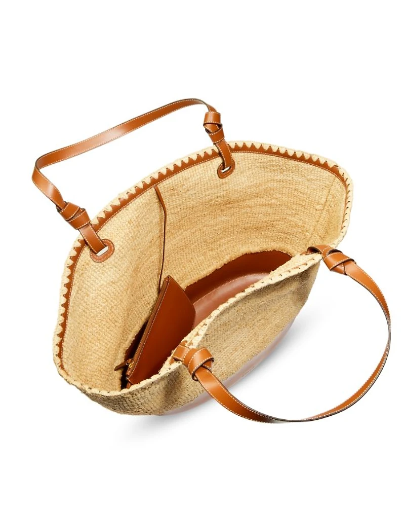 Squillo Large Raffia Tote