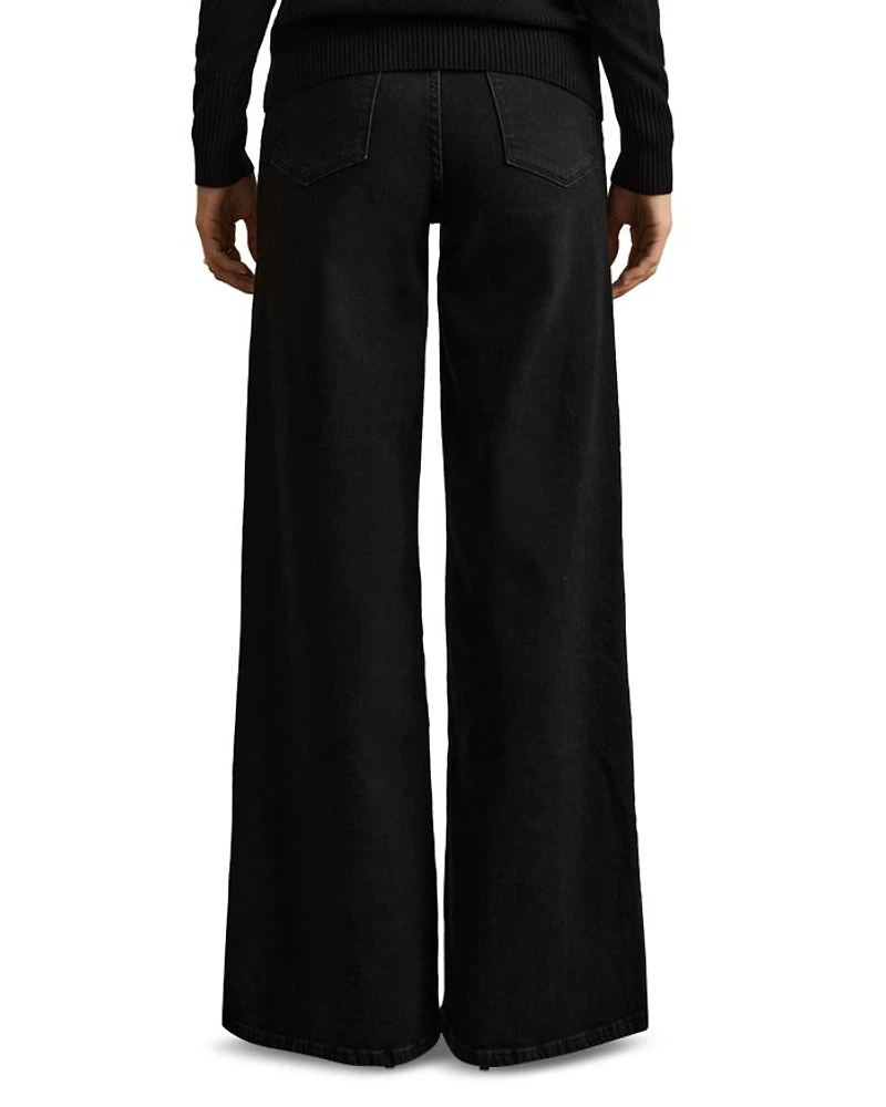 Ameria Wide Leg Jeans Black