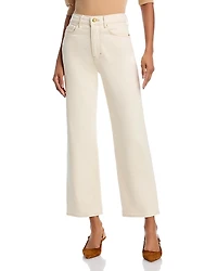 Veronica Beard Dylan High Rise Straight Leg Ankle Jeans