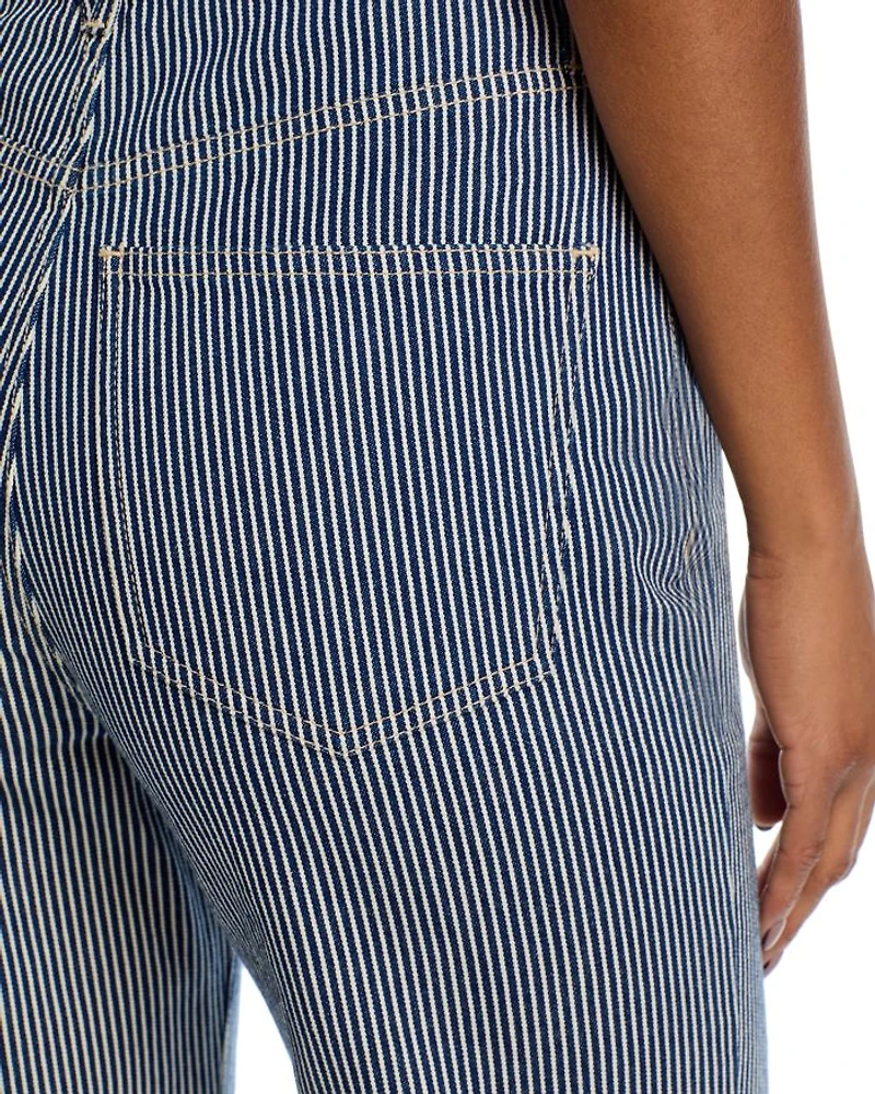 Crosbie High Rise Wide Leg Jeans Solstice Stripe