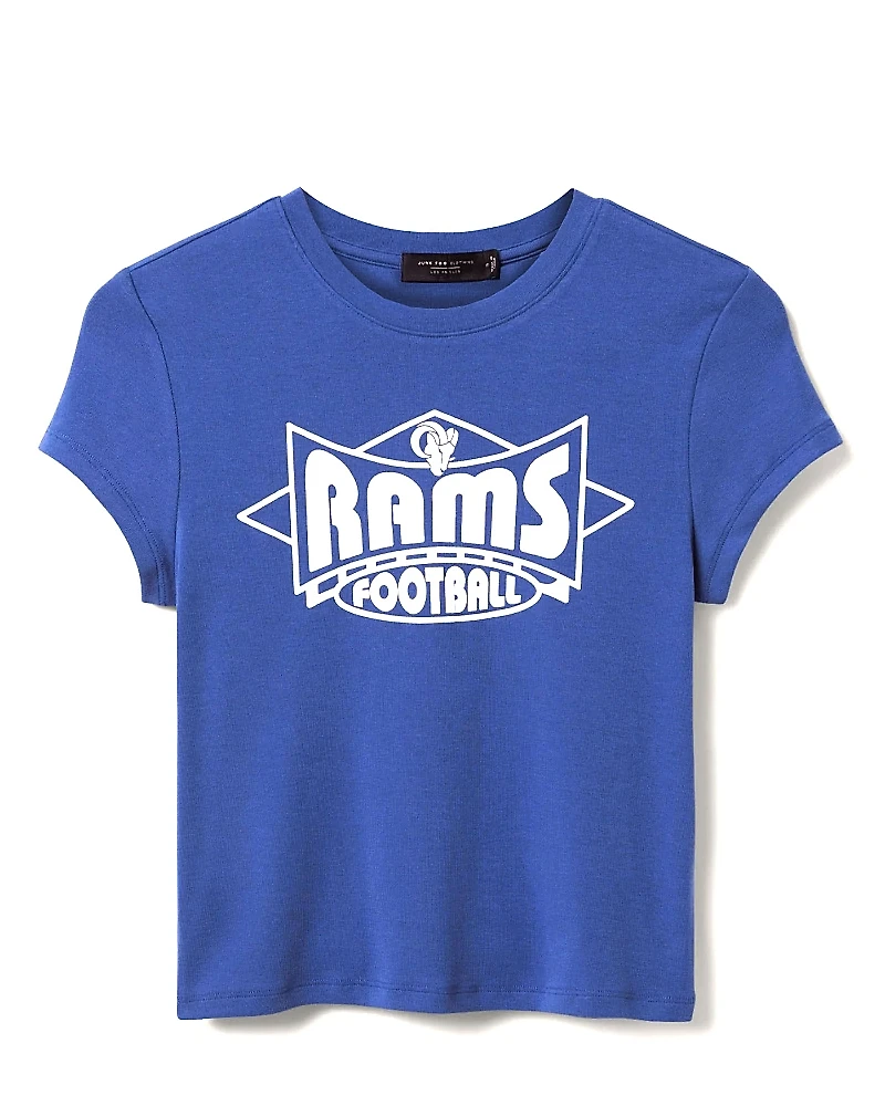 Junk Food Clothing Women's Nfl Los Angeles Rams Baby Tee