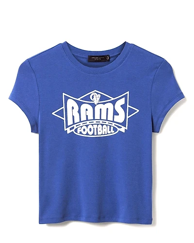 Junk Food Clothing Women's Nfl Los Angeles Rams Baby Tee