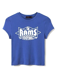 Junk Food Clothing Women's Nfl Los Angeles Rams Baby Tee
