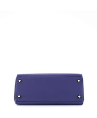 Kelly Handbag Blue Togo with Gold Hardware