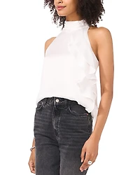 Vince Camuto Shirred Satin Tank