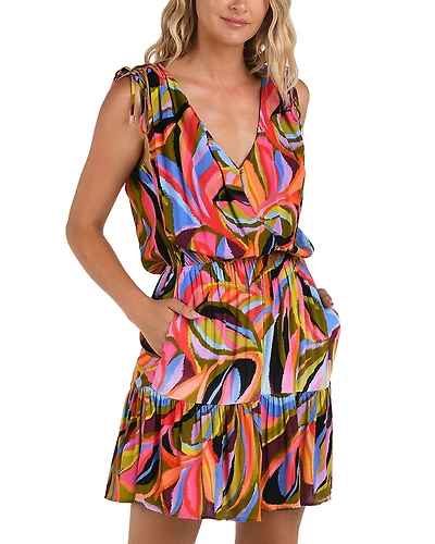La Blanca Tropic Waves Swim Cover-Up Dress