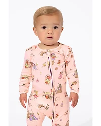 Girls' Fairy Garden Convertible Footie - Baby