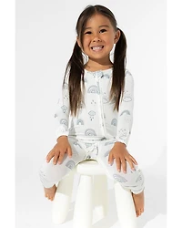 Unisex Rainbows Convertible Footie - Baby