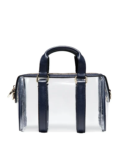 Clear Micro Duffle Crossbody Bag