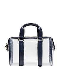 Clear Micro Duffle Crossbody Bag