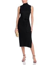 Zoelle Ribbed Turtleneck Dress