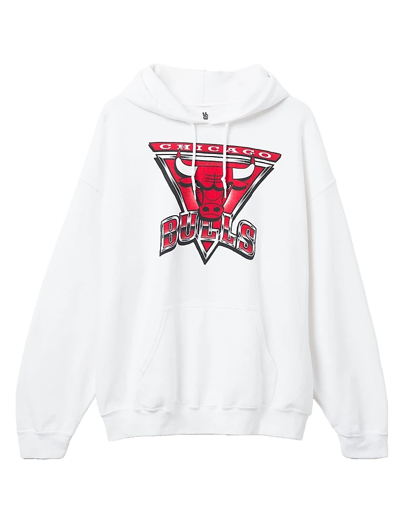 Junk Food Clothing Unisex Nba Chicago Bulls Triangle Hoodie