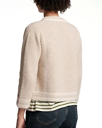 Border Flower Cardigan