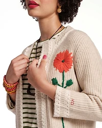 Border Flower Cardigan