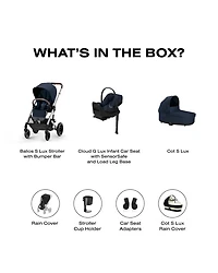 Balios S Lux 2 & Cloud G Lux Travel System with Cot S Lux 2