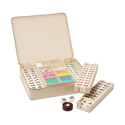 Enzo Travel Mahjong Set in Fawn