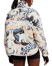Pippa Packable Printed Jacket
