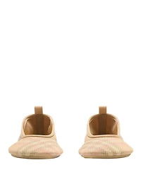 Women's Check Knit Baby Ballet Flats