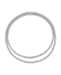 Celestial Double Strand Tennis Necklace