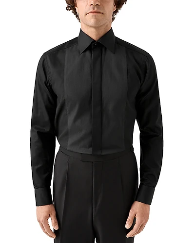 Eton Slim Fit Plisse Bib Tuxedo Shirt