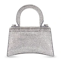 Hourglass Handbag with Rhinestones
