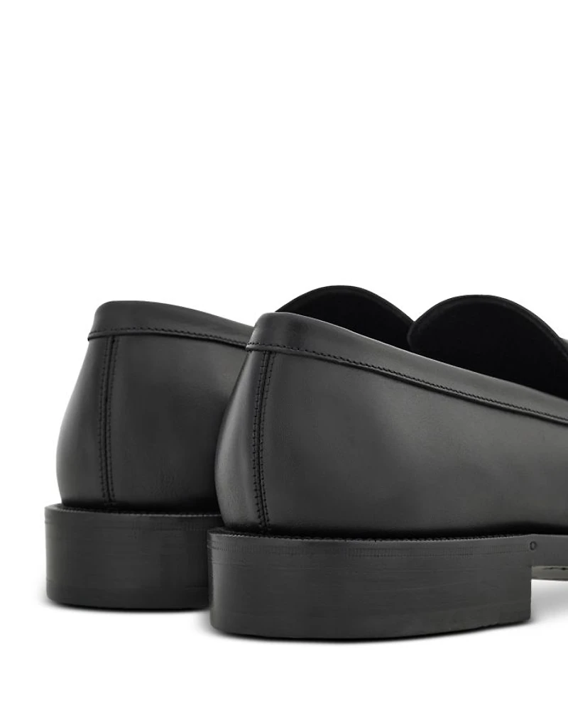Men's Benedict Moccasin Loafers with Gancini Ornament
