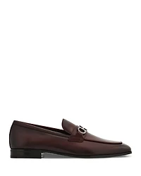 Ferragamo Men's Balty Gancini Leather Loafers