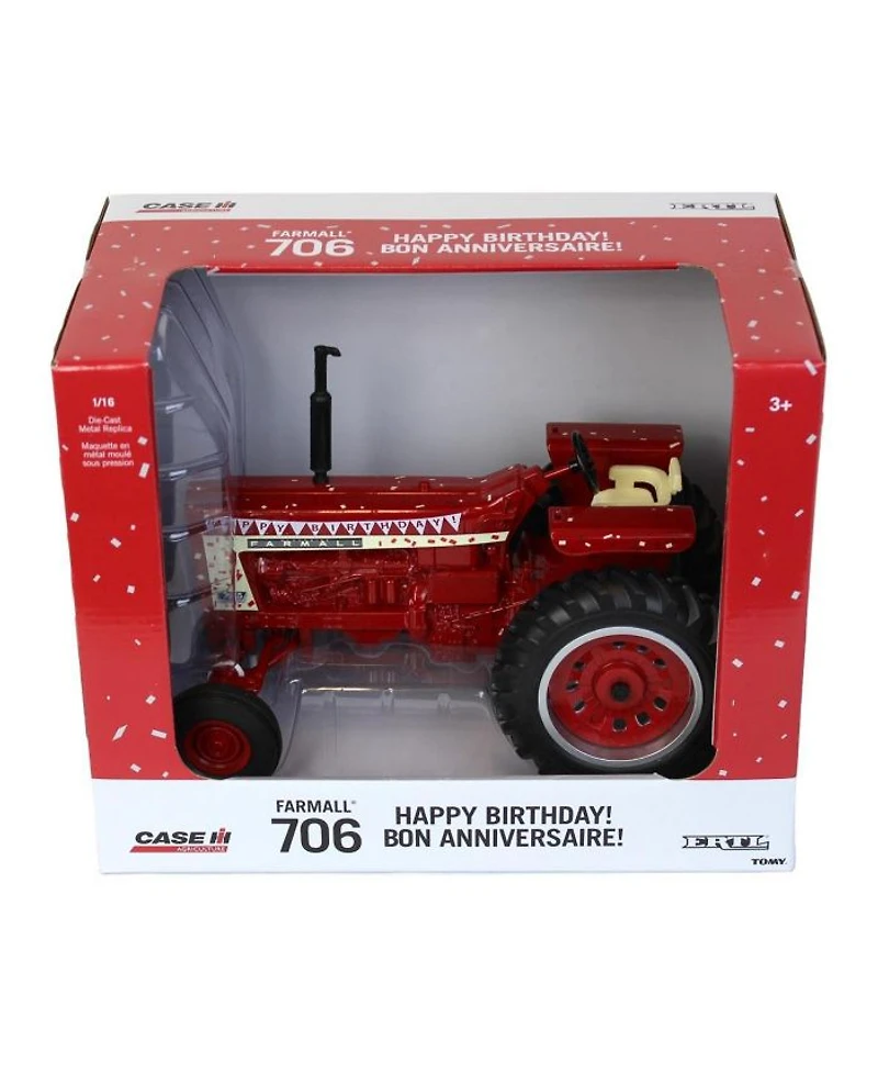 Unisex 1/16 Farmall "Happy Birthday" Tractor Toy 2-4 - Ages 5-7