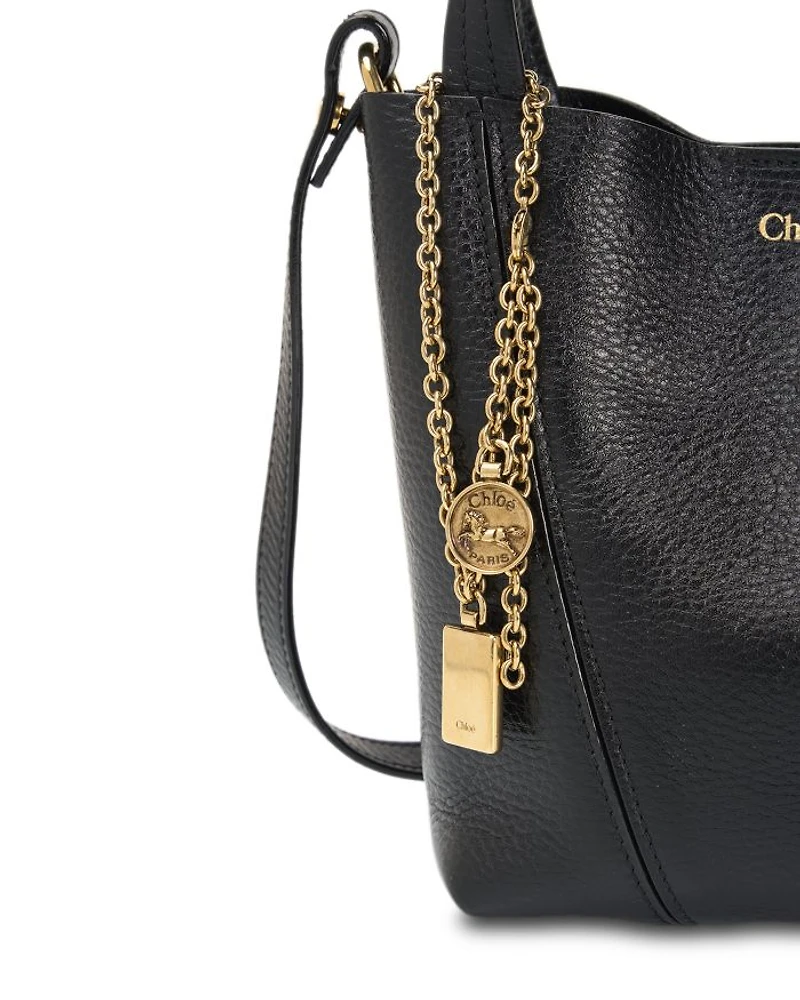 Leather Spin Small Tote