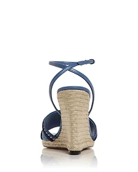 Women's Logo Espadrille Wedge Sandals