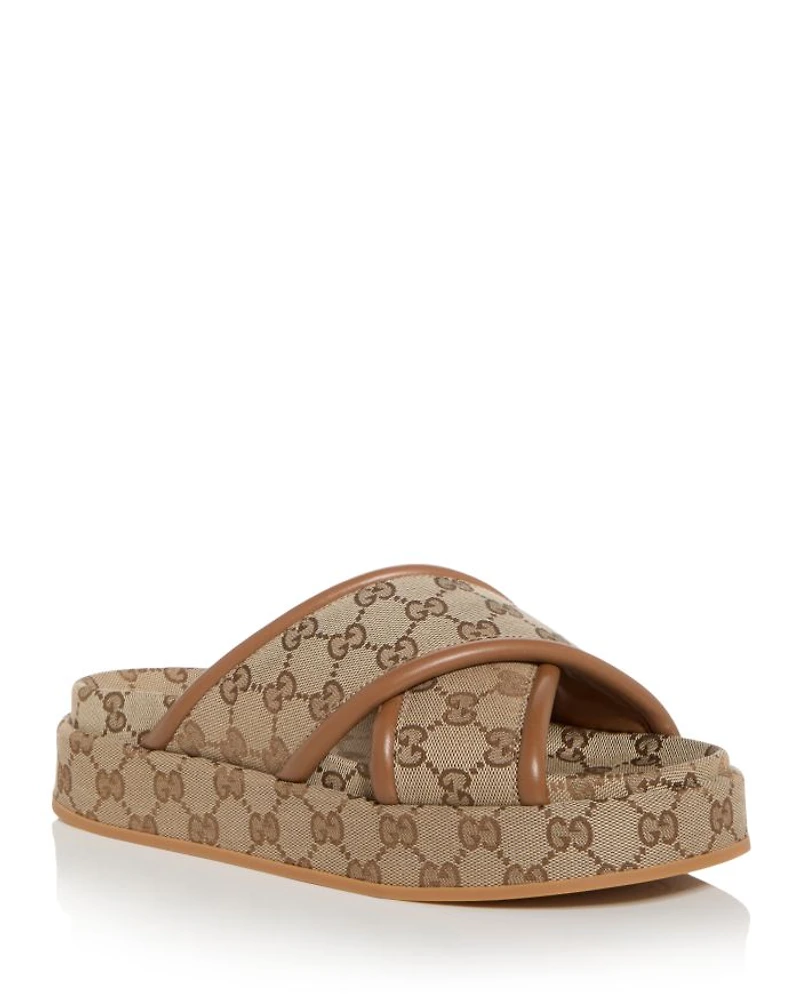 Women's GG Platform Slide Sandals