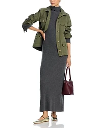 Turtleneck Maxi Sweater Dress