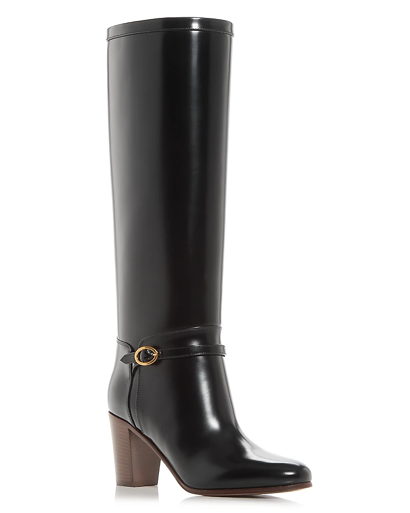 Valentino Garavani Women's Pattie Tall Leather Boots
