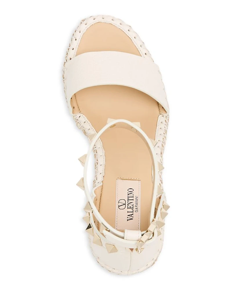 Women's Embellished Espadrille Wedge Sandals