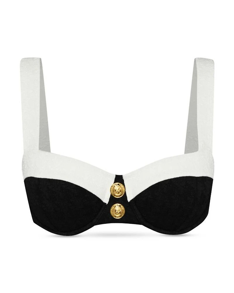 Alexandria Color Blocked Bikini Top