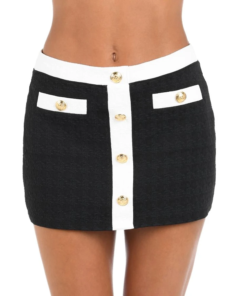 Coco Color Blocked Skirt Cover Up