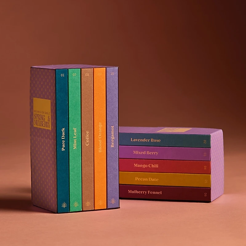 Spring & Mulberry All Bar 10 Piece Chocolate Bar Set