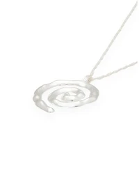 Sacred Spiral Necklace Silver