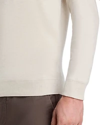 Crown Coolspun Cotton Quarter Zip Sweater