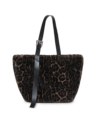 Apparis Esti Leopard Faux Fur Tote