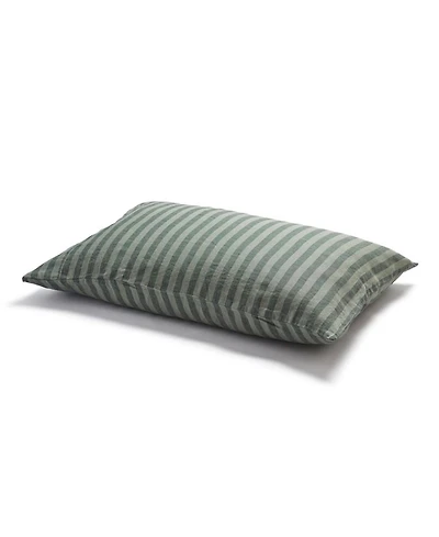 Pembroke Stripe Linen Blend Pillowcases, Square Decorative Pilllow