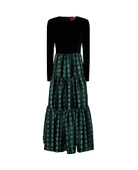 Big Dress Jacquard Winter Sun Emerald