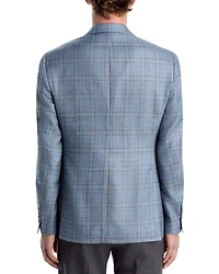 Loro Piana Wool, Silk & Linen Fabric Slim Fit Unstructured Sport Coat