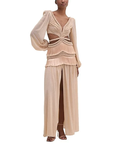 Rope Trim Fringe Dress
